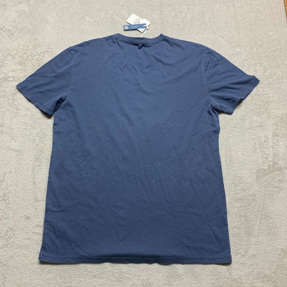 NWT Marine Layer Signature Sea Change Crew Tee Men's S Vintage Indigo MSRP $45 - Picture 4 of 9